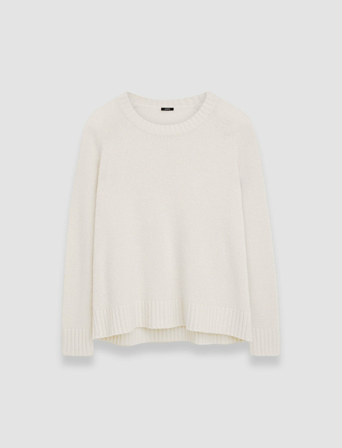 JOSEPH Fashion Women Open Cashmere Round Neck Jumper Oat