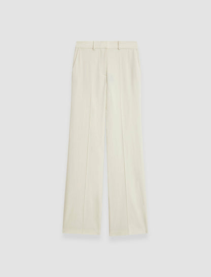 JOSEPH Fashion Women Milano Knit Stretch Trousers Ivory