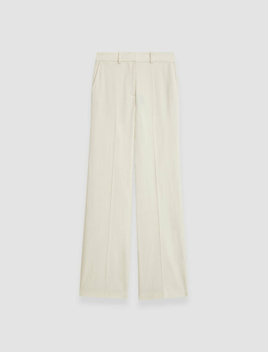 JOSEPH Fashion Women Milano Knit Stretch Trousers Ivory