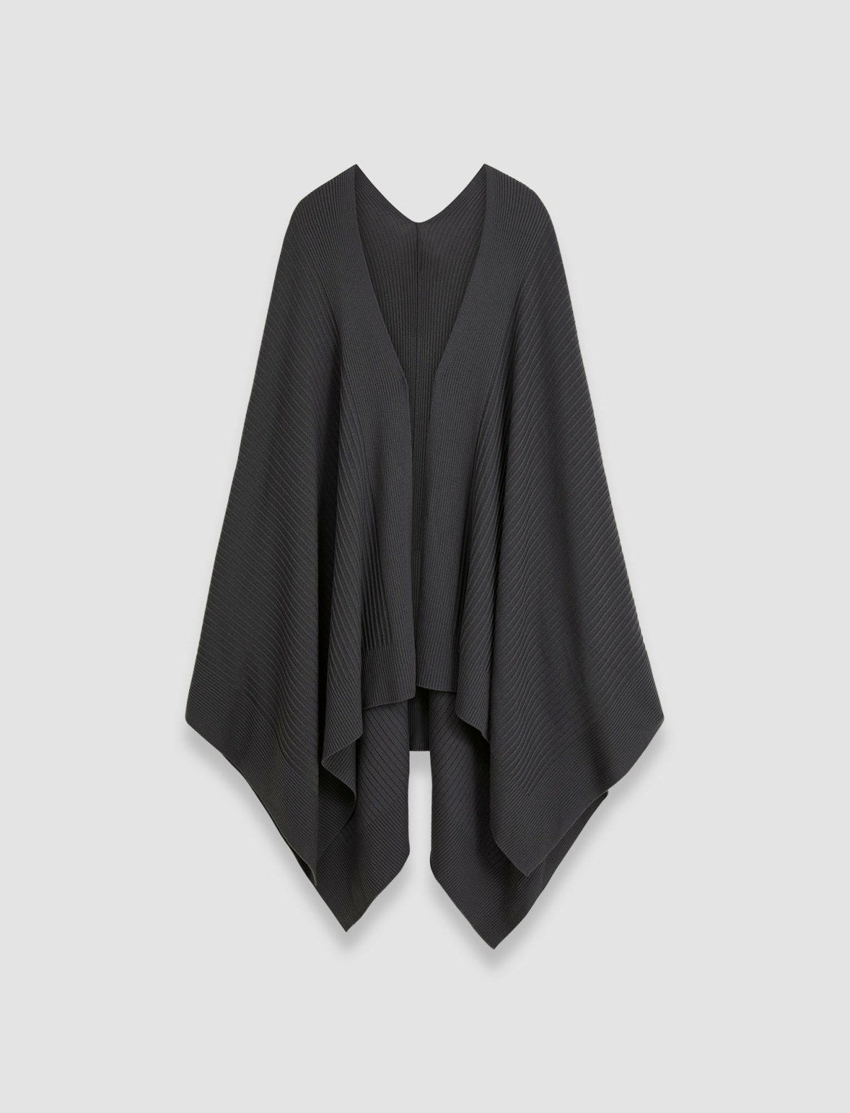 JOSEPH Fashion Women Merino Rib Wrap Slate