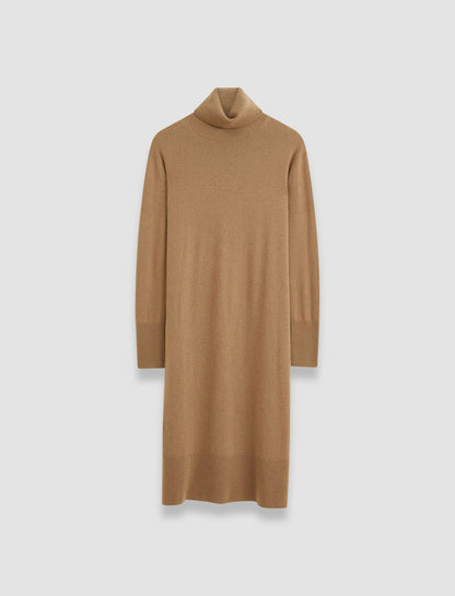 JOSEPH Fashion Women Light Pure Cashmere Dress Oak