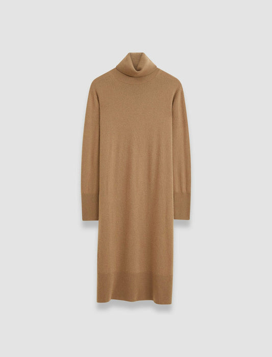 JOSEPH Fashion Women Light Pure Cashmere Dress Oak