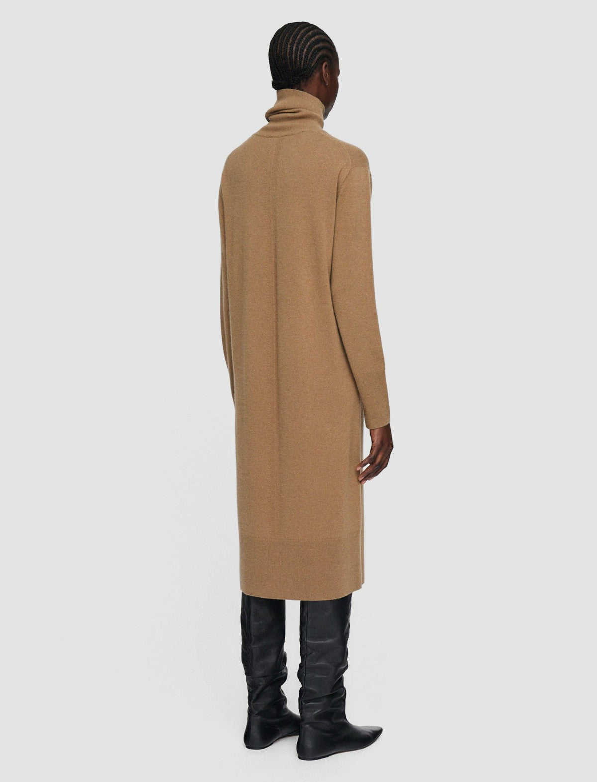 JOSEPH Fashion Women Light Pure Cashmere Dress Oak