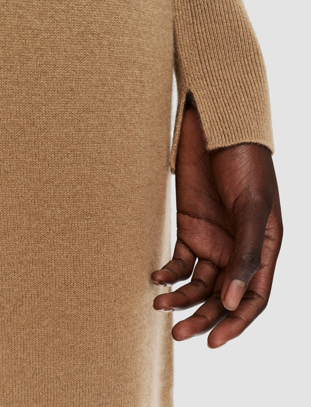 JOSEPH Fashion Women Light Pure Cashmere Dress Oak