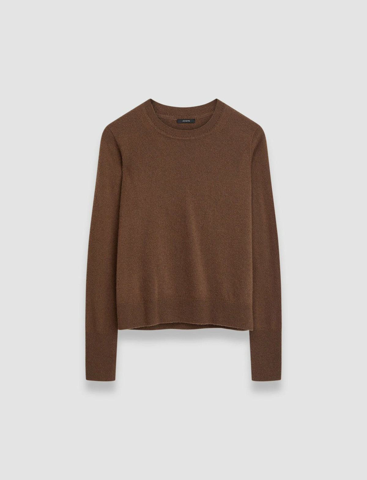 JOSEPH Fashion Women Light Pure Cashmere Round Neck Jumper Arabica