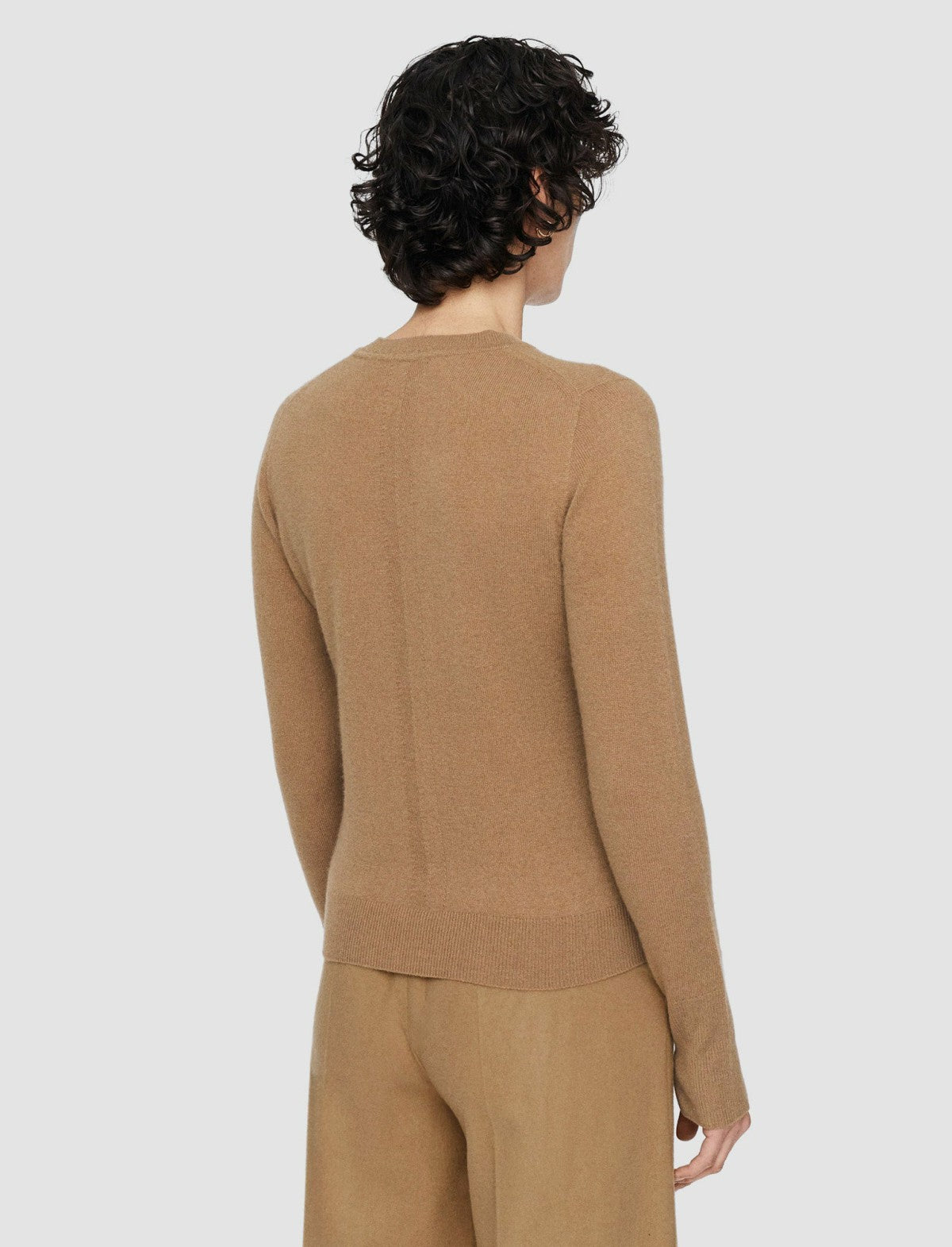 JOSEPH Fashion Women Light Pure Cashmere Round Neck Jumper Oak