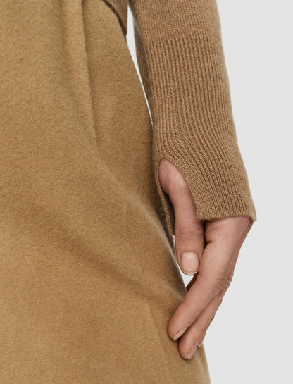 JOSEPH Fashion Women Light Pure Cashmere Round Neck Jumper Oak