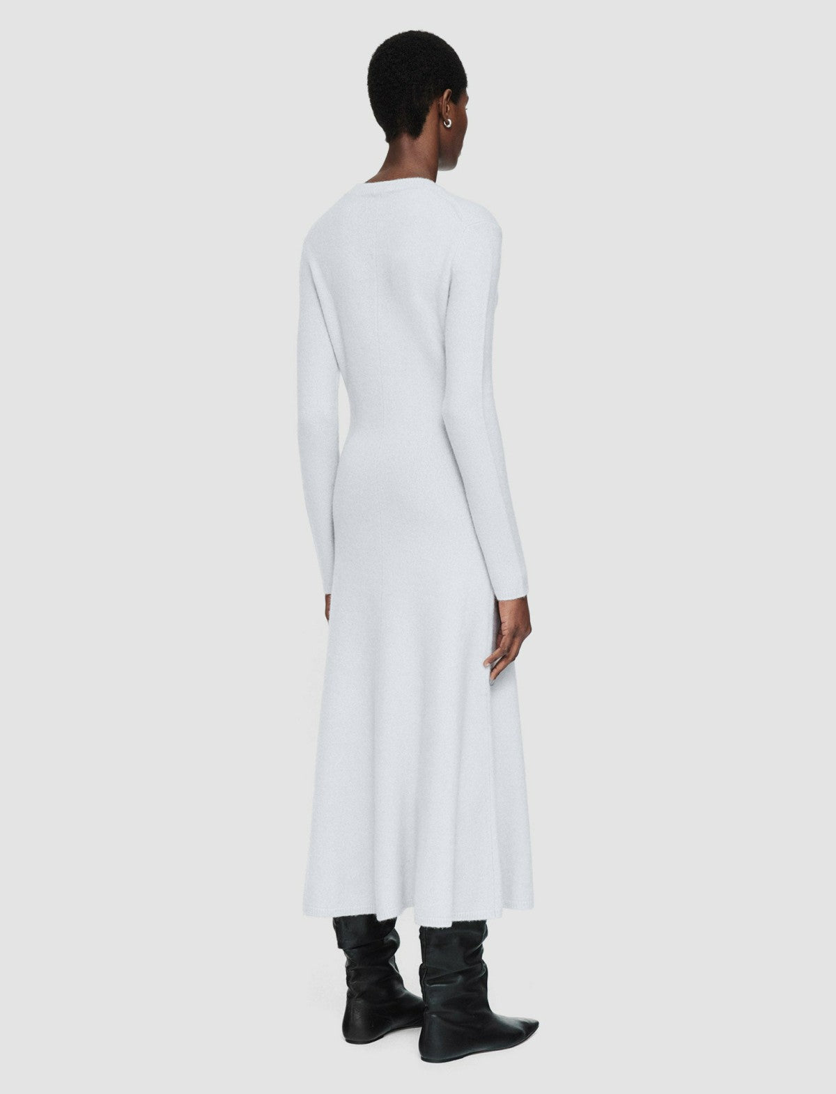 JOSEPH Fashion Women Brushed Cashmere Dress Frost