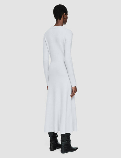 JOSEPH Fashion Women Brushed Cashmere Dress Frost