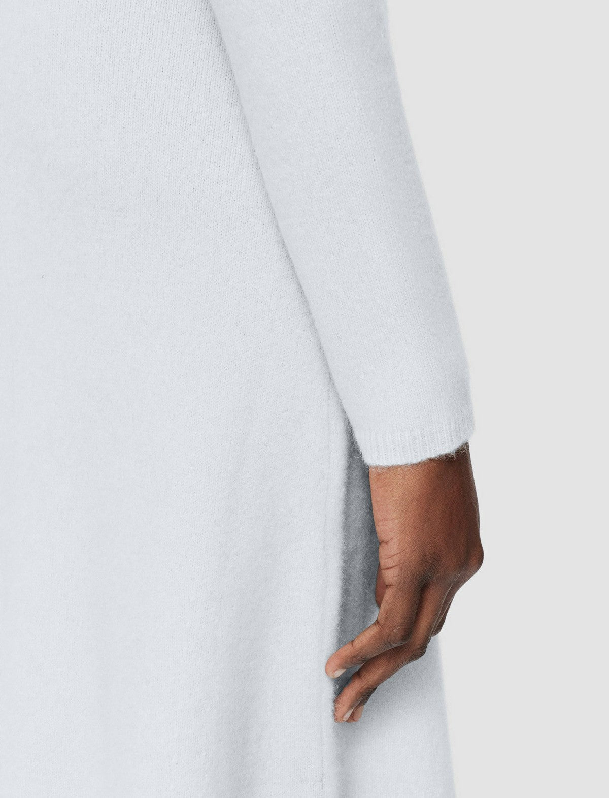 JOSEPH Fashion Women Brushed Cashmere Dress Frost