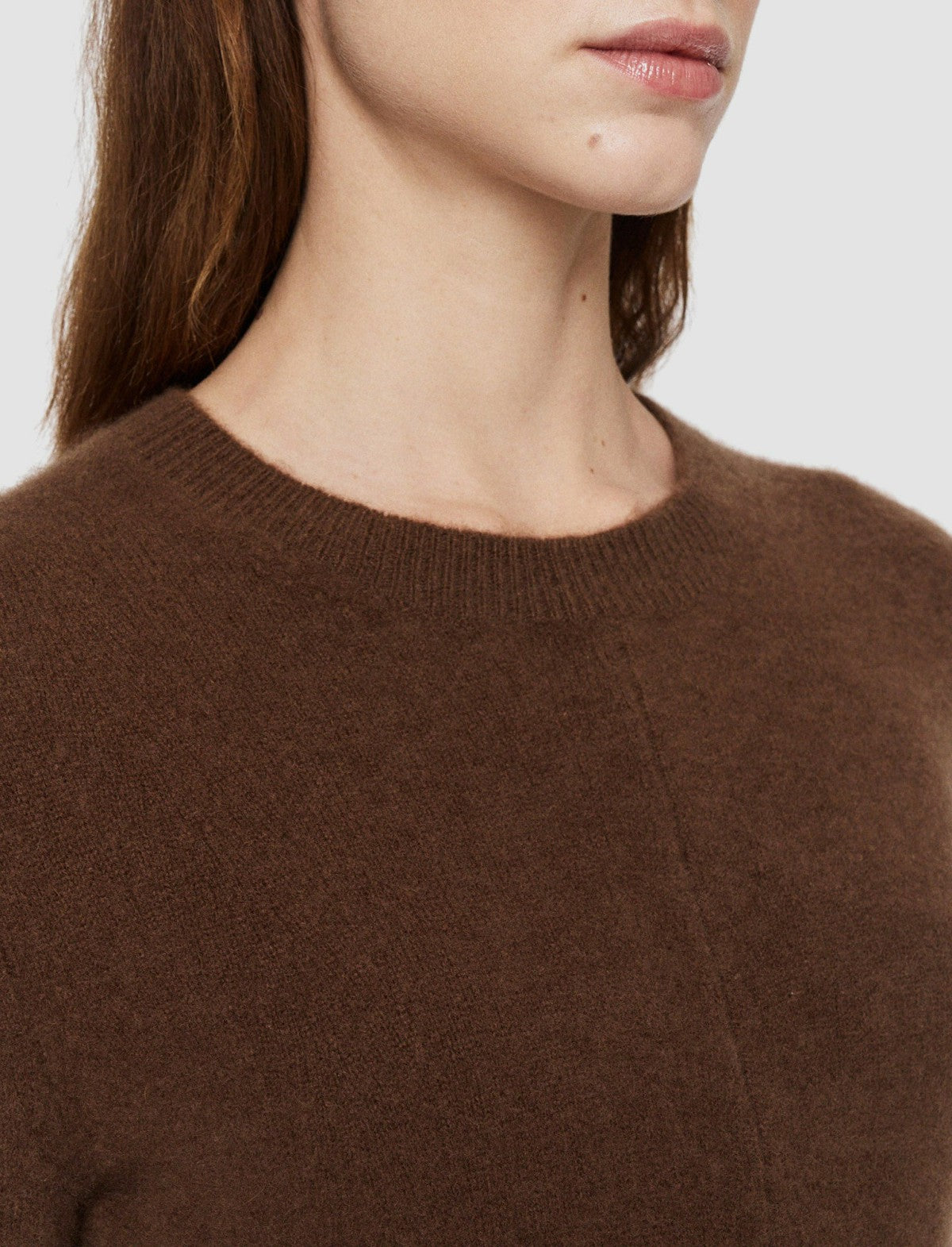 JOSEPH Fashion Women Brushed Cashmere Dress Arabica