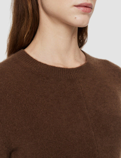 JOSEPH Fashion Women Brushed Cashmere Dress Arabica