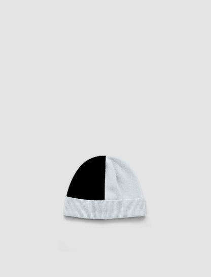 JOSEPH Fashion Women Brushed Cashmere Hat Frost/Black