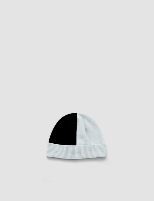 JOSEPH Fashion Women Brushed Cashmere Hat Frost/Black