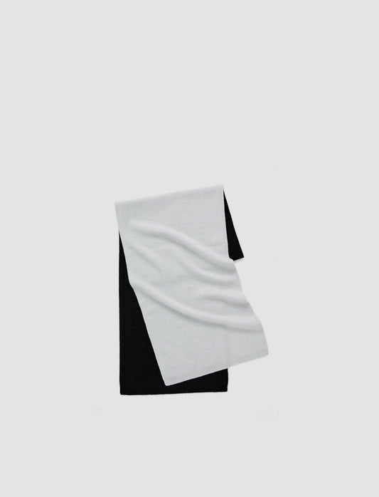 JOSEPH Fashion Women Brushed Cashmere Scarf Frost/Black