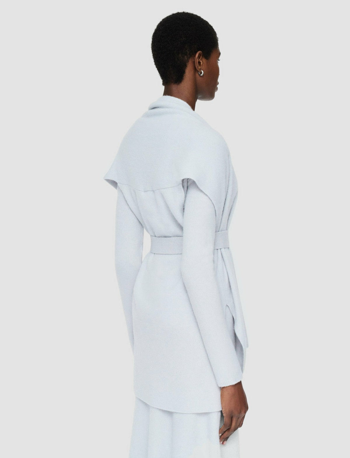 JOSEPH Fashion Women Brushed Cashmere Sleeveless Wrap Frost