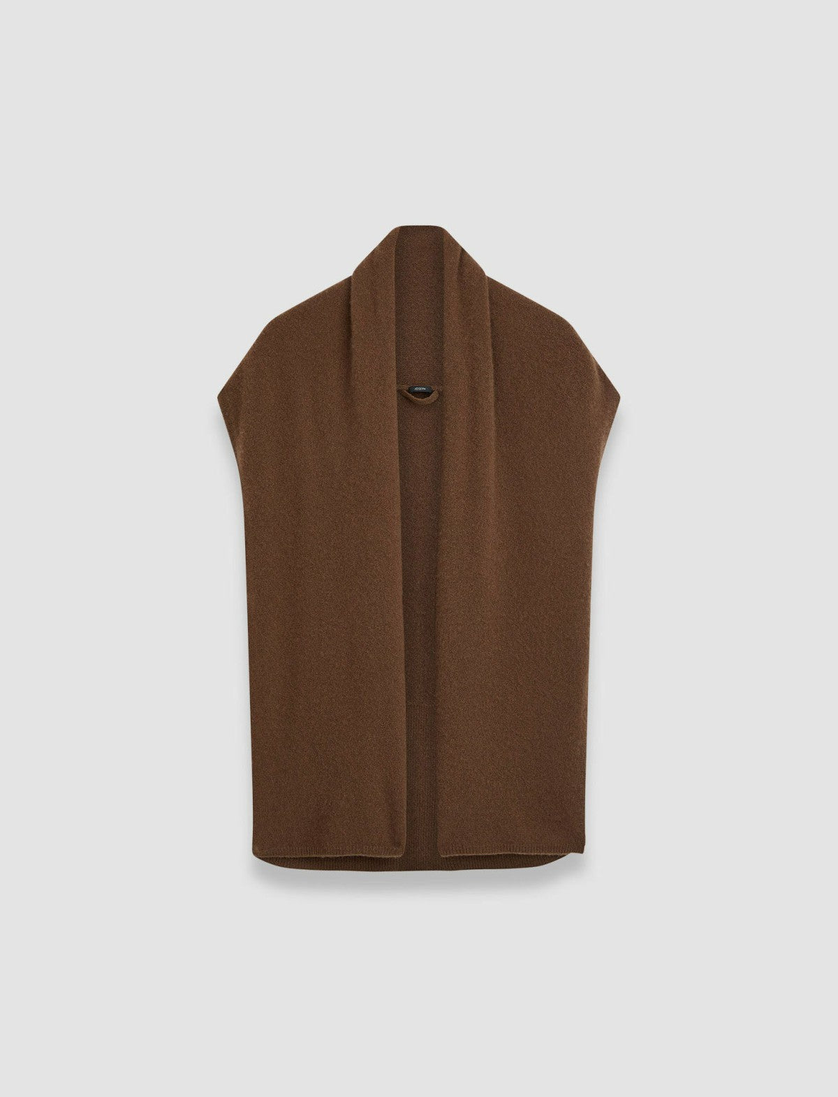 JOSEPH Fashion Women Brushed Cashmere Sleeveless Wrap Arabica