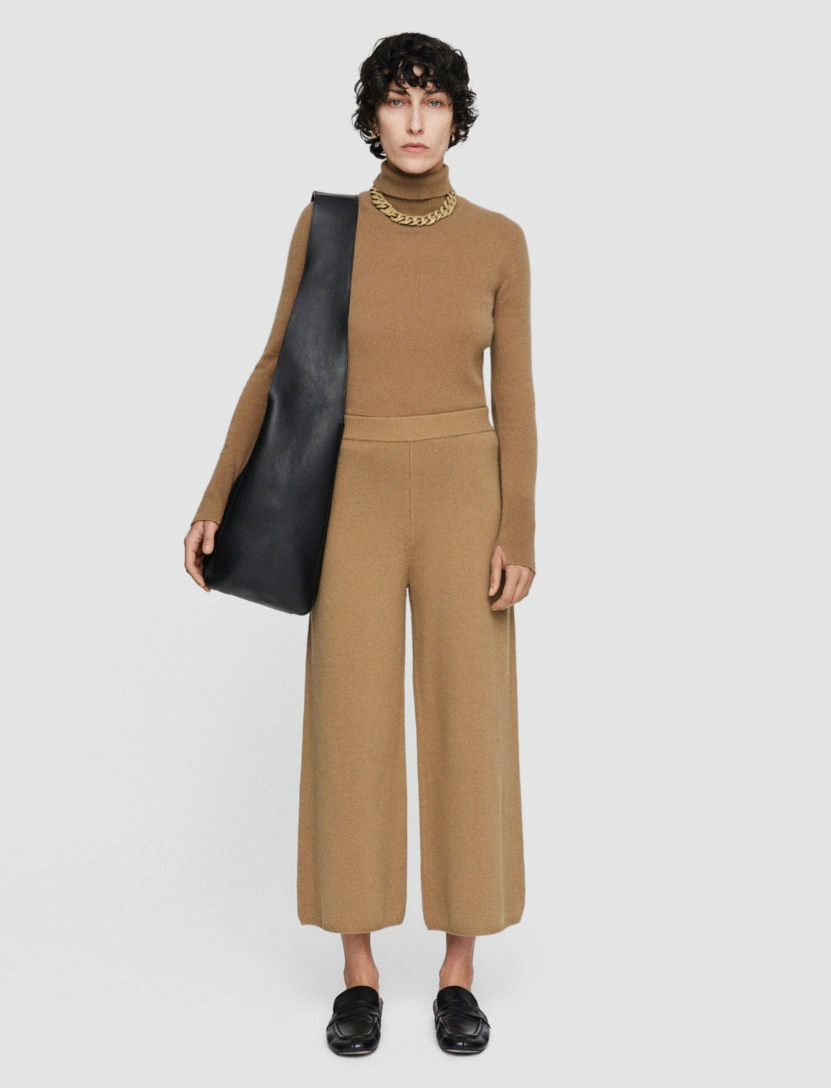 JOSEPH Fashion Women Soft Wool Culottes Oak