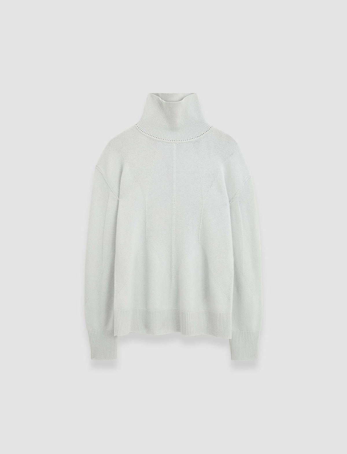 JOSEPH Fashion Women Soft Wool High Neck Jumper Frost
