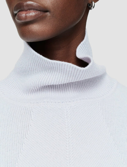 JOSEPH Fashion Women Soft Wool High Neck Jumper Frost