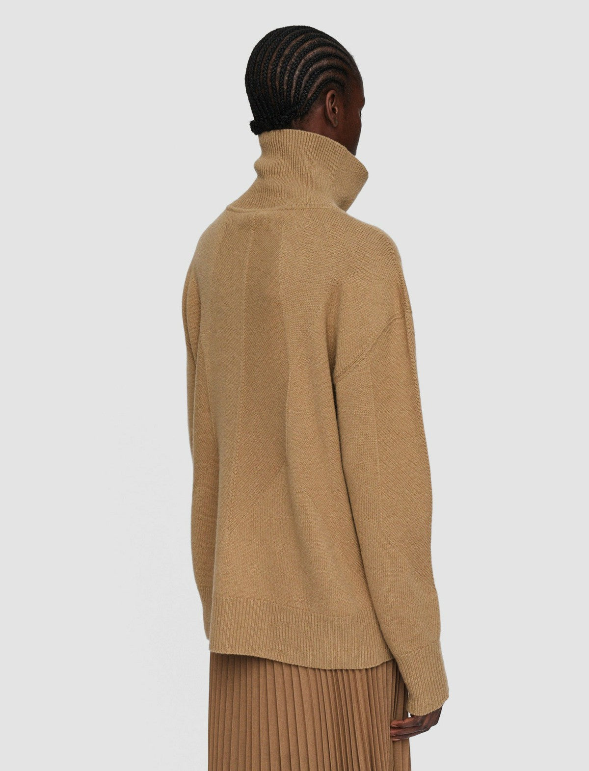 JOSEPH Fashion Women Soft Wool High Neck Jumper Oak