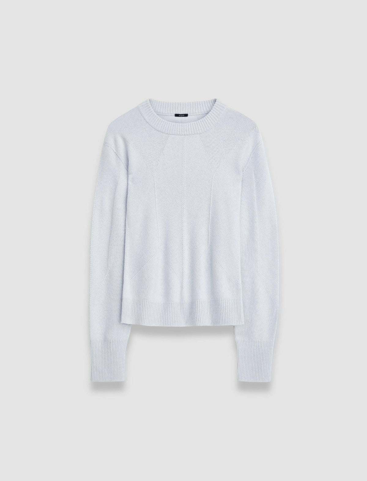 JOSEPH Fashion Women Soft Wool Round Neck Jumper Frost