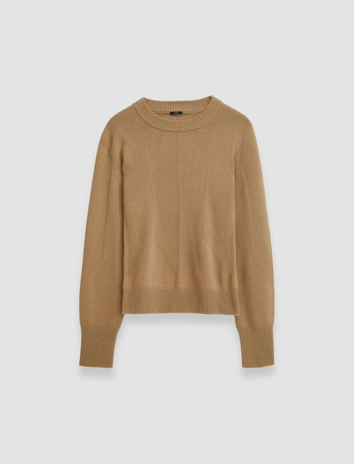 JOSEPH Fashion Women Soft Wool Round Neck Jumper Oak