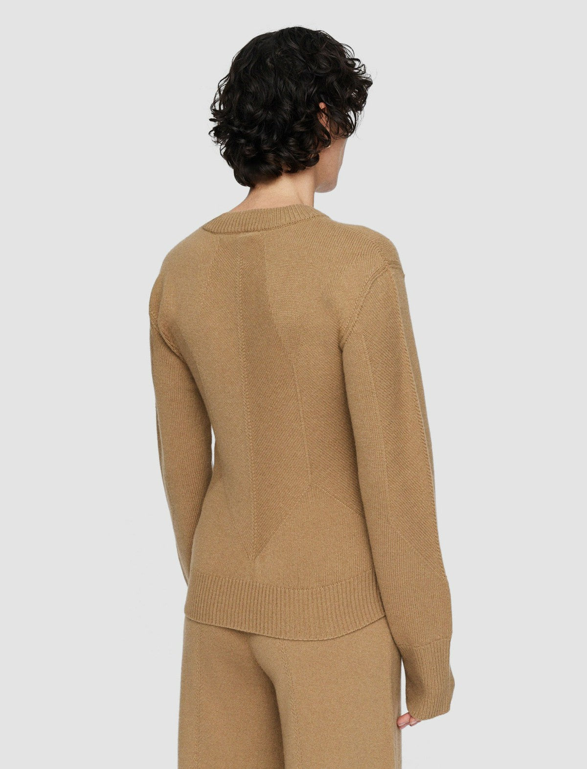 JOSEPH Fashion Women Soft Wool Round Neck Jumper Oak
