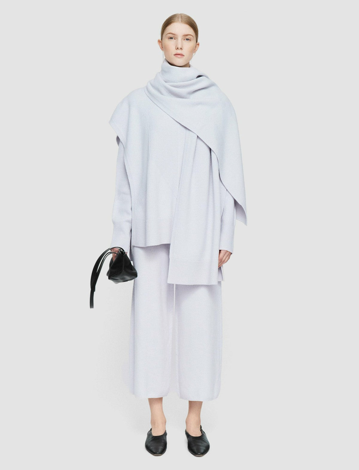 JOSEPH Fashion Women Soft Wool Scarf Frost
