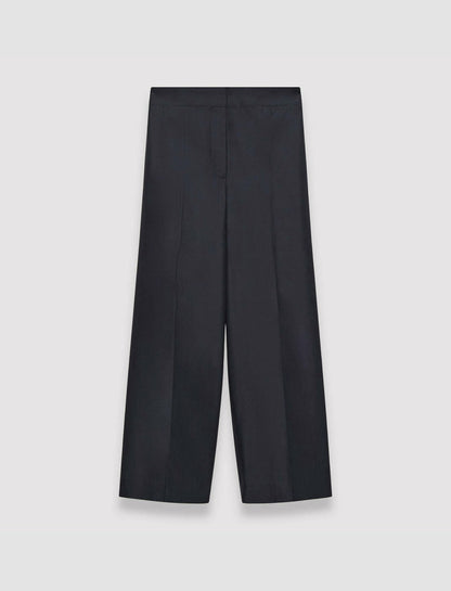 JOSEPH Fashion Women Soft Cotton Silk Thurlow Trousers Navy
