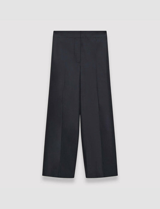 JOSEPH Fashion Women Soft Cotton Silk Thurlow Trousers Navy