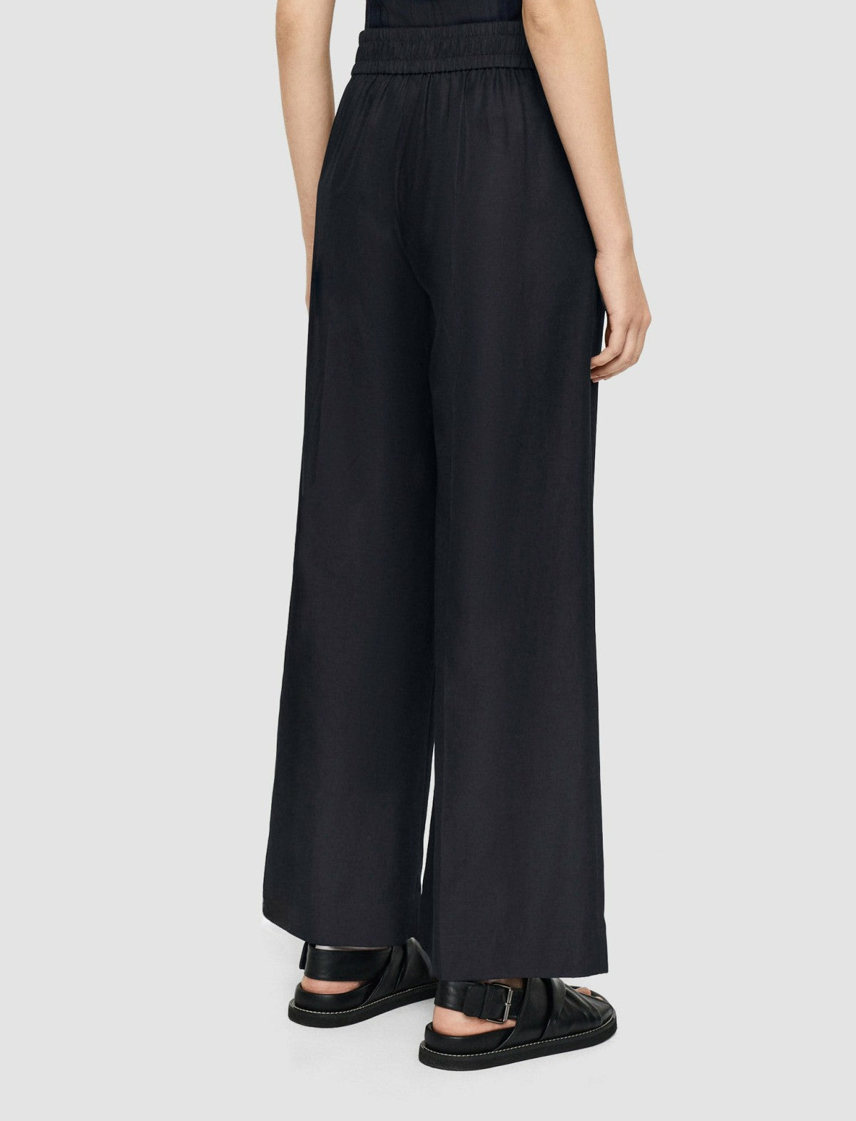 JOSEPH Fashion Women Soft Cotton Silk Thurlow Trousers Navy