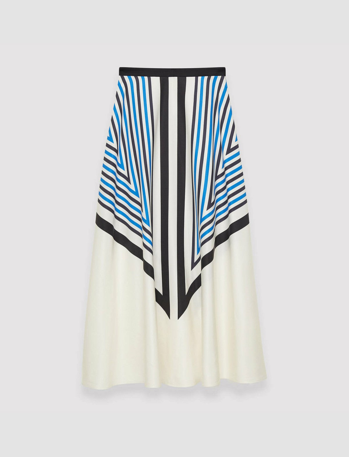 JOSEPH Fashion Women Cretto Print Avron Skirt Navy Combo