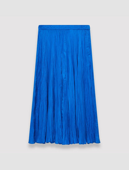JOSEPH Fashion Women Sully Habotai Silk Skirt Ultramarine
