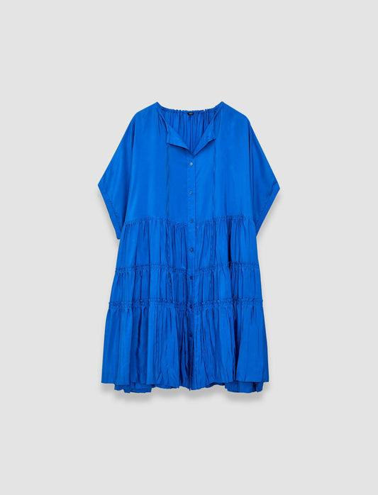 JOSEPH Fashion Women Habotai Silk Emile Dress Ultramarine