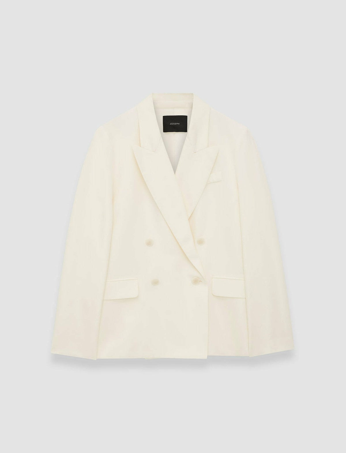 JOSEPH Fashion Women Soft Cotton Silk Jaden Jacket Ivory