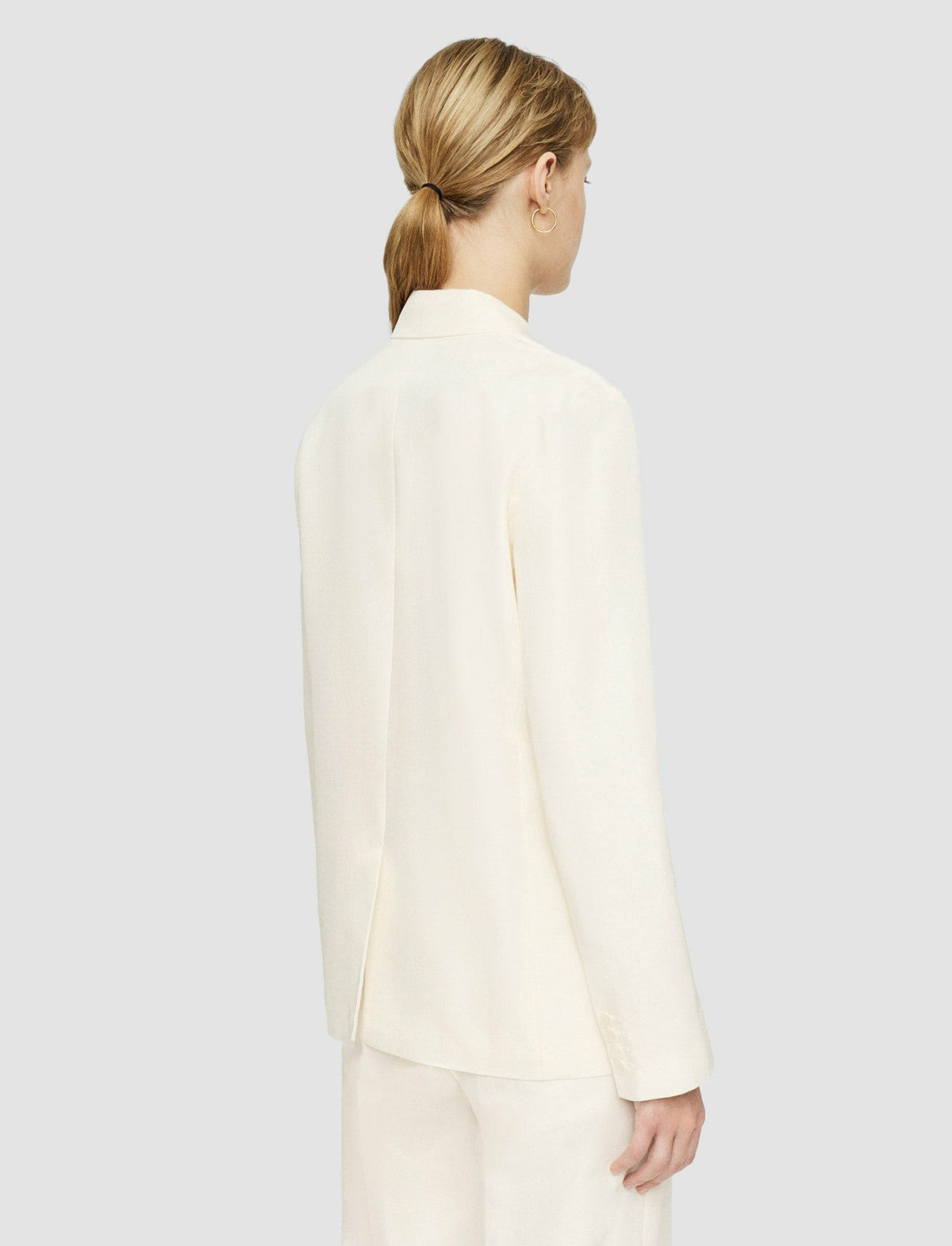 JOSEPH Fashion Women Soft Cotton Silk Jaden Jacket Ivory