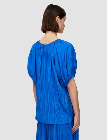JOSEPH Fashion Women Briela Habotai Silk Blouse Ultramarine