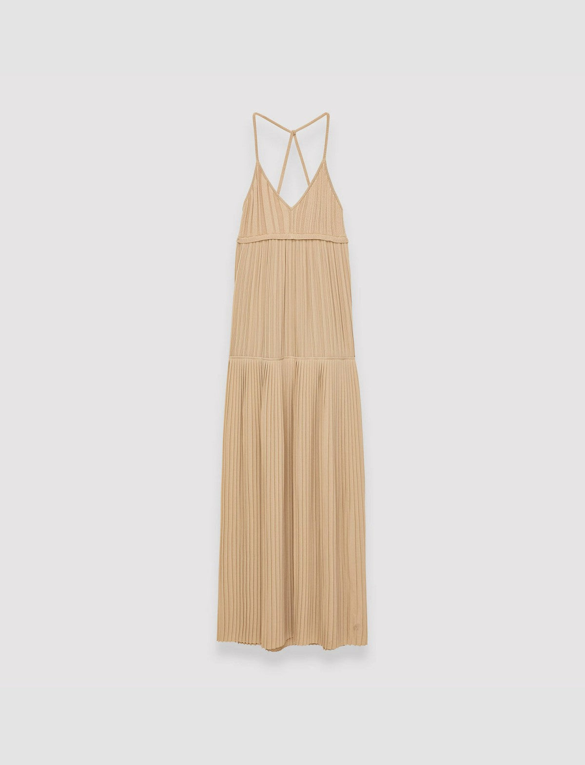 JOSEPH Fashion Women Airy Plissé Amicie Dress Sesame