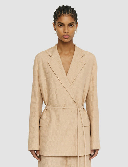 JOSEPH Fashion Women Gibellina Amelot Jacket Sesame