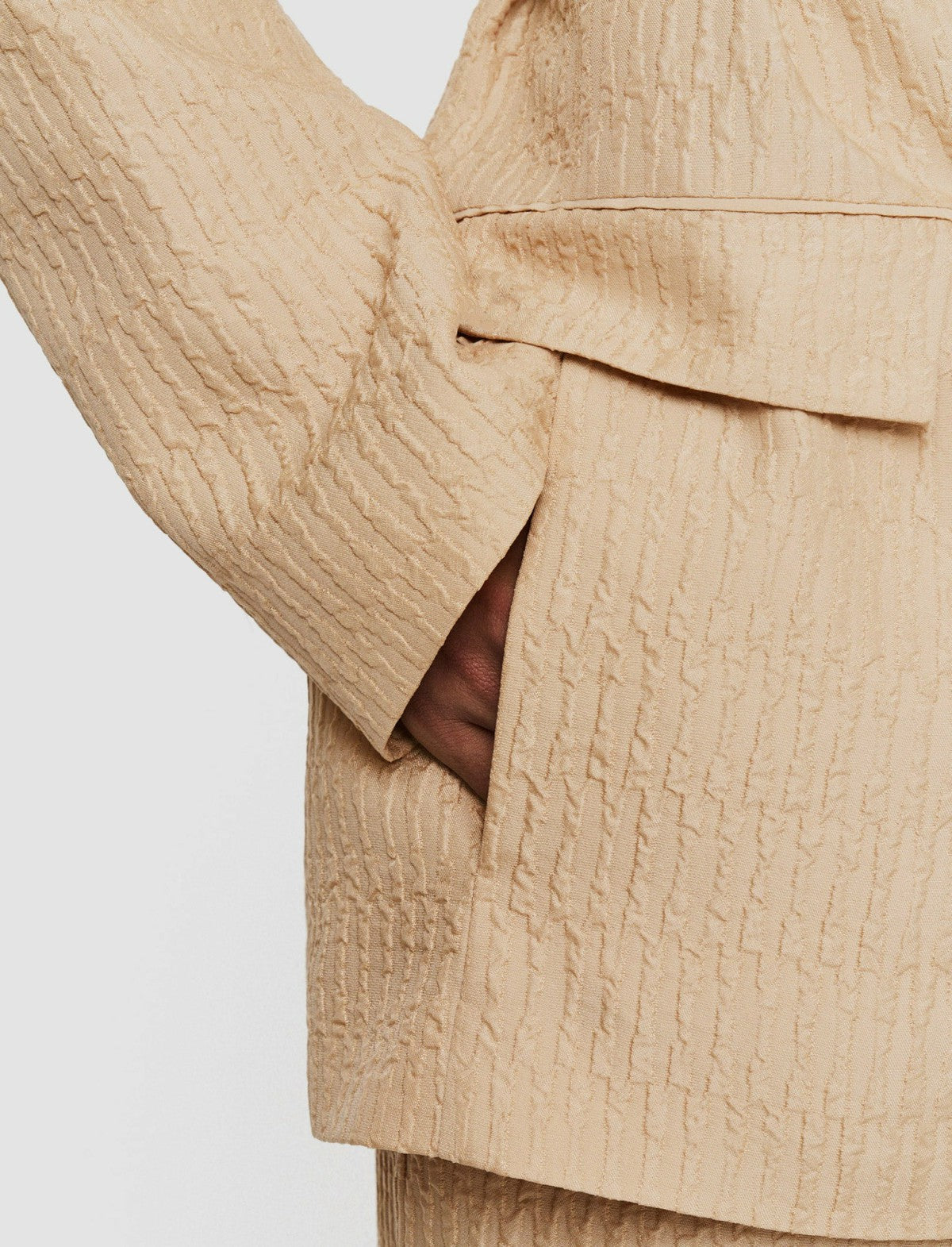 JOSEPH Fashion Women Gibellina Amelot Jacket Sesame