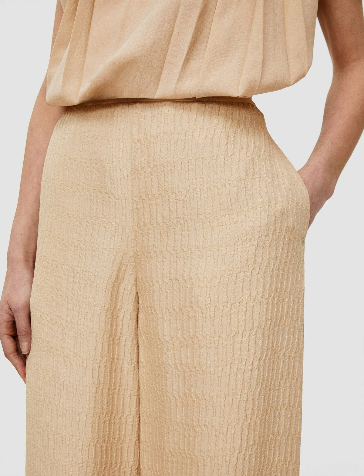 JOSEPH Fashion Women Gibellina Mawn Trousers Sesame