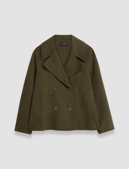 JOSEPH Fashion Women Gilkes Light Double Face Jacket Hass Avocado