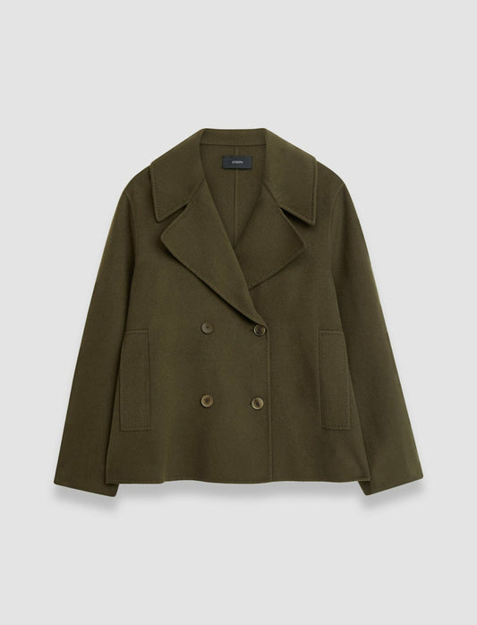 JOSEPH Fashion Women Gilkes Light Double Face Jacket Hass Avocado