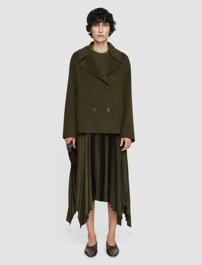 JOSEPH Fashion Women Gilkes Light Double Face Jacket Hass Avocado