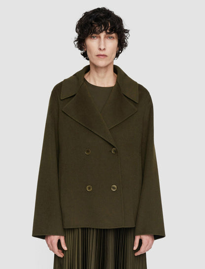 JOSEPH Fashion Women Gilkes Light Double Face Jacket Hass Avocado