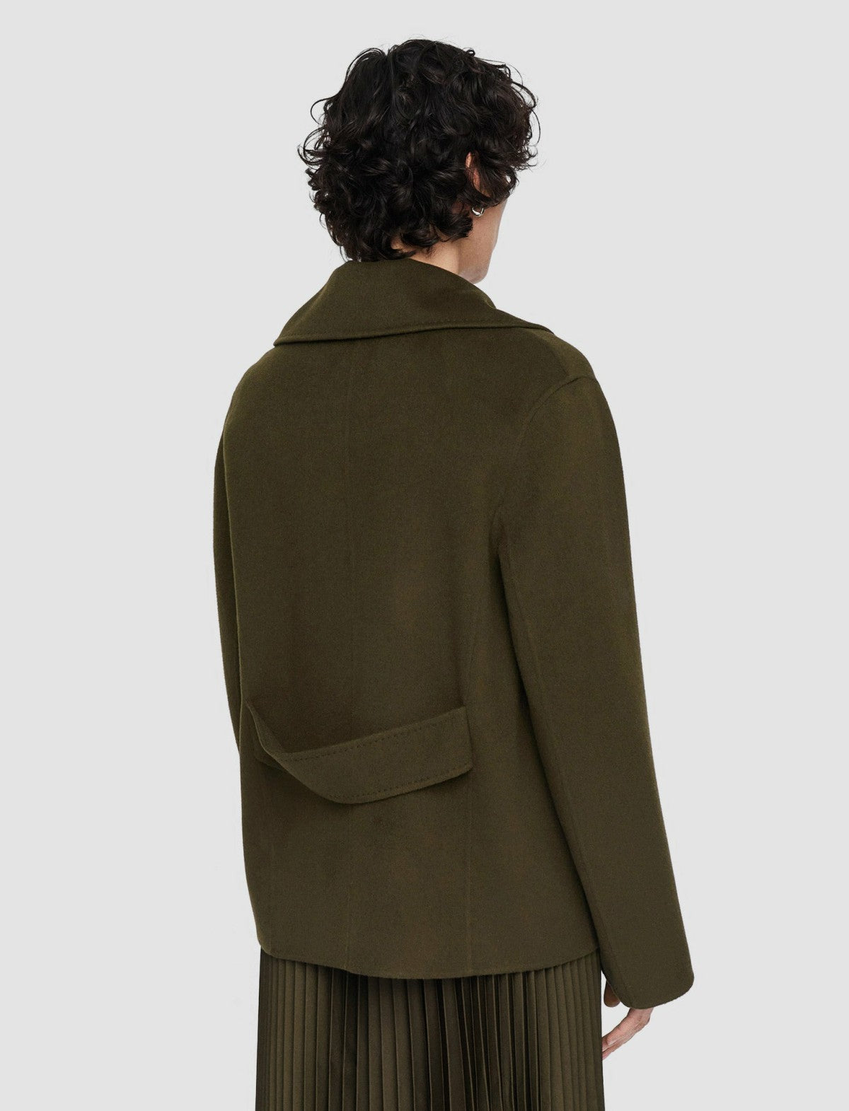 JOSEPH Fashion Women Gilkes Light Double Face Jacket Hass Avocado