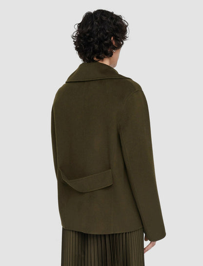 JOSEPH Fashion Women Gilkes Light Double Face Jacket Hass Avocado