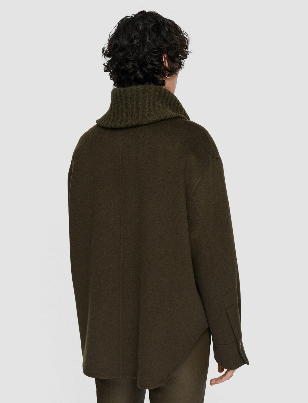 JOSEPH Fashion Women Light Double Face Henri Jacket Hass Avocado
