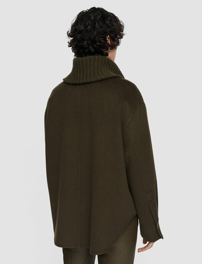 JOSEPH Fashion Women Light Double Face Henri Jacket Hass Avocado